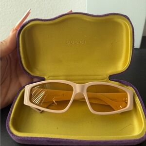 Pink vintage Gucci sunglasses
